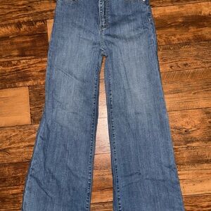 Stetson Blue Flare Wide Leg Jeans